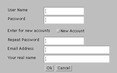 Login dialog