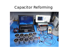 Capacitor Reforming