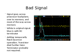 Bad Signal