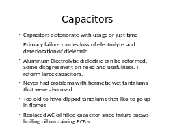 Capacitors