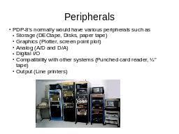 Peripherals