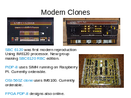 Modern Clones