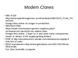 Modern Clones 2