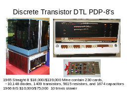 DTL PDP-8's